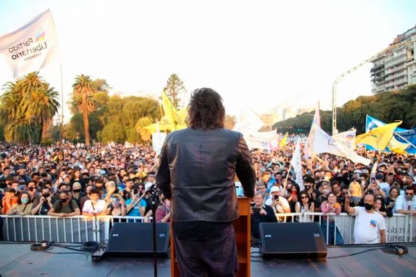 Milei Har El Lanzamiento De Lla En Parque Lezama Donde Cerr Su